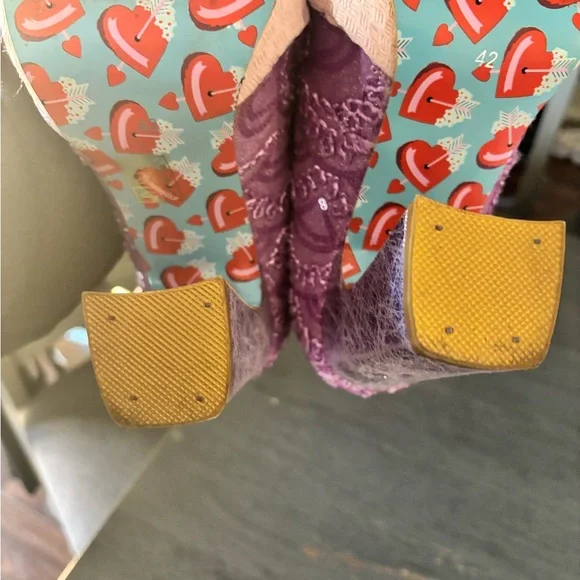 Irregular Choice Lavender and Blush Heels - Picture 8 of 10